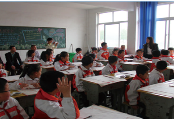 聊都会江北旅游度假区朱老庄镇大吴小学被列为“润基金”援建的第五所希望小学。